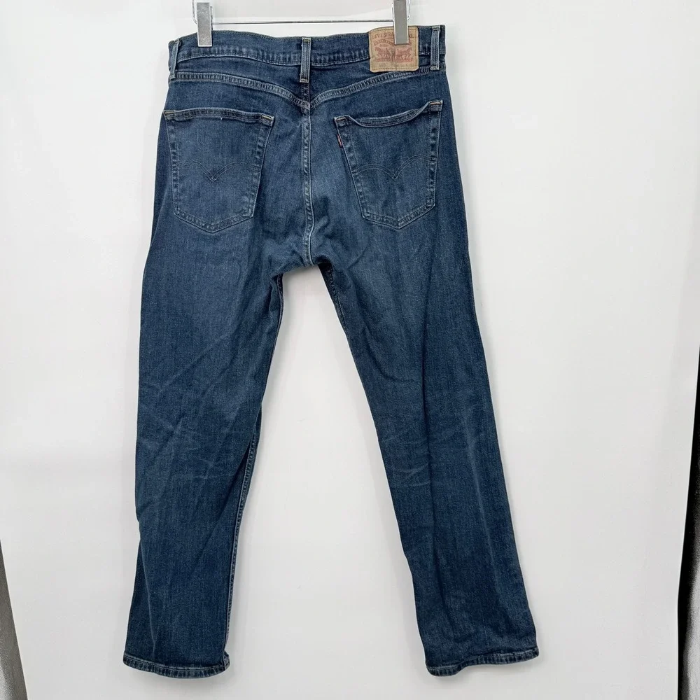 Levi 505 Straight Leg Jeans Mens 36x32 Denim Classic Minimalist Capsule Workwear